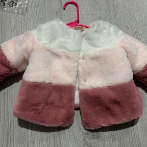 EUC baby coat fur